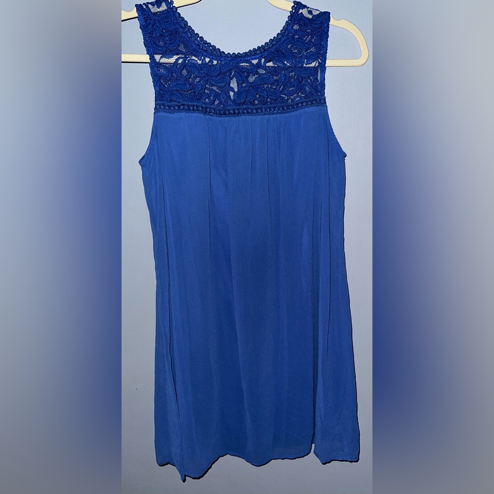 As U Wish Blue Kids Dress